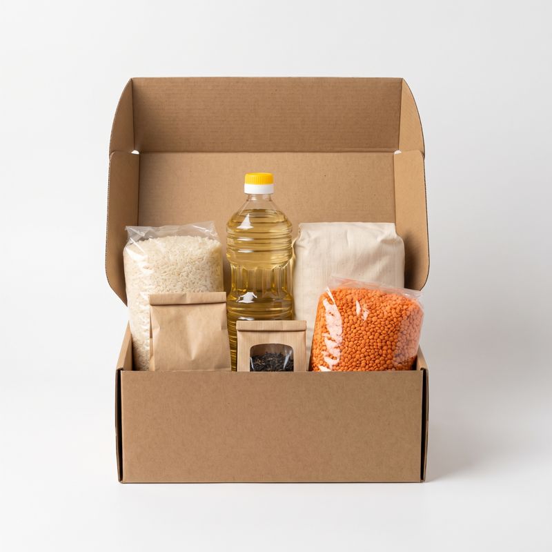 Nonprofit Organization (NPO) & Relief Supplies — Food parcels, hygiene kits and shelter items.