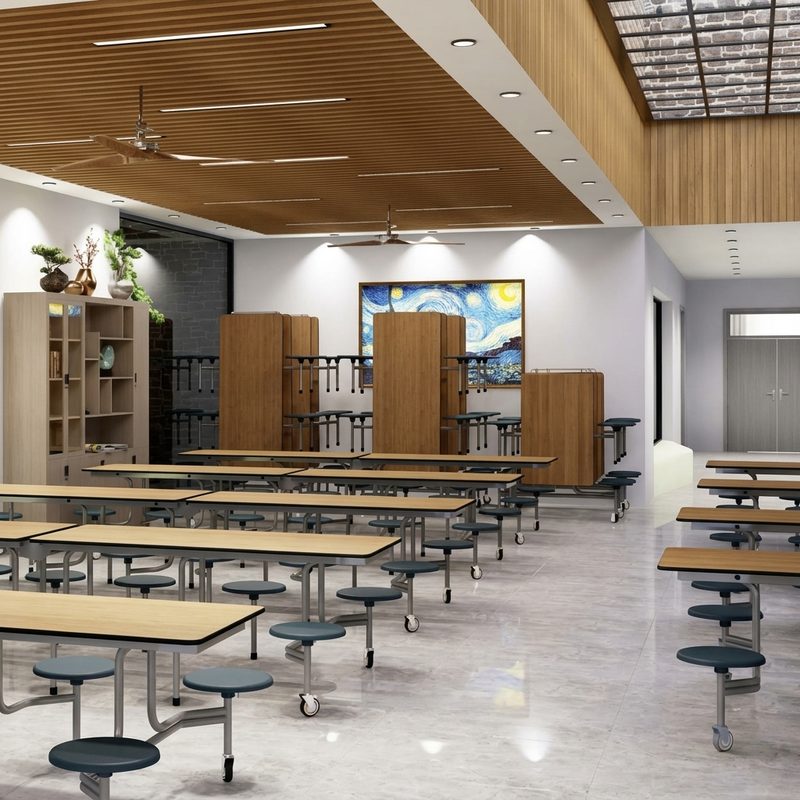 Mobile Folding Dining Units